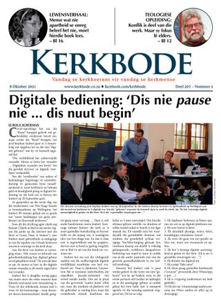 KERKBODE  Cover - 22 Oktober 2021 Edition