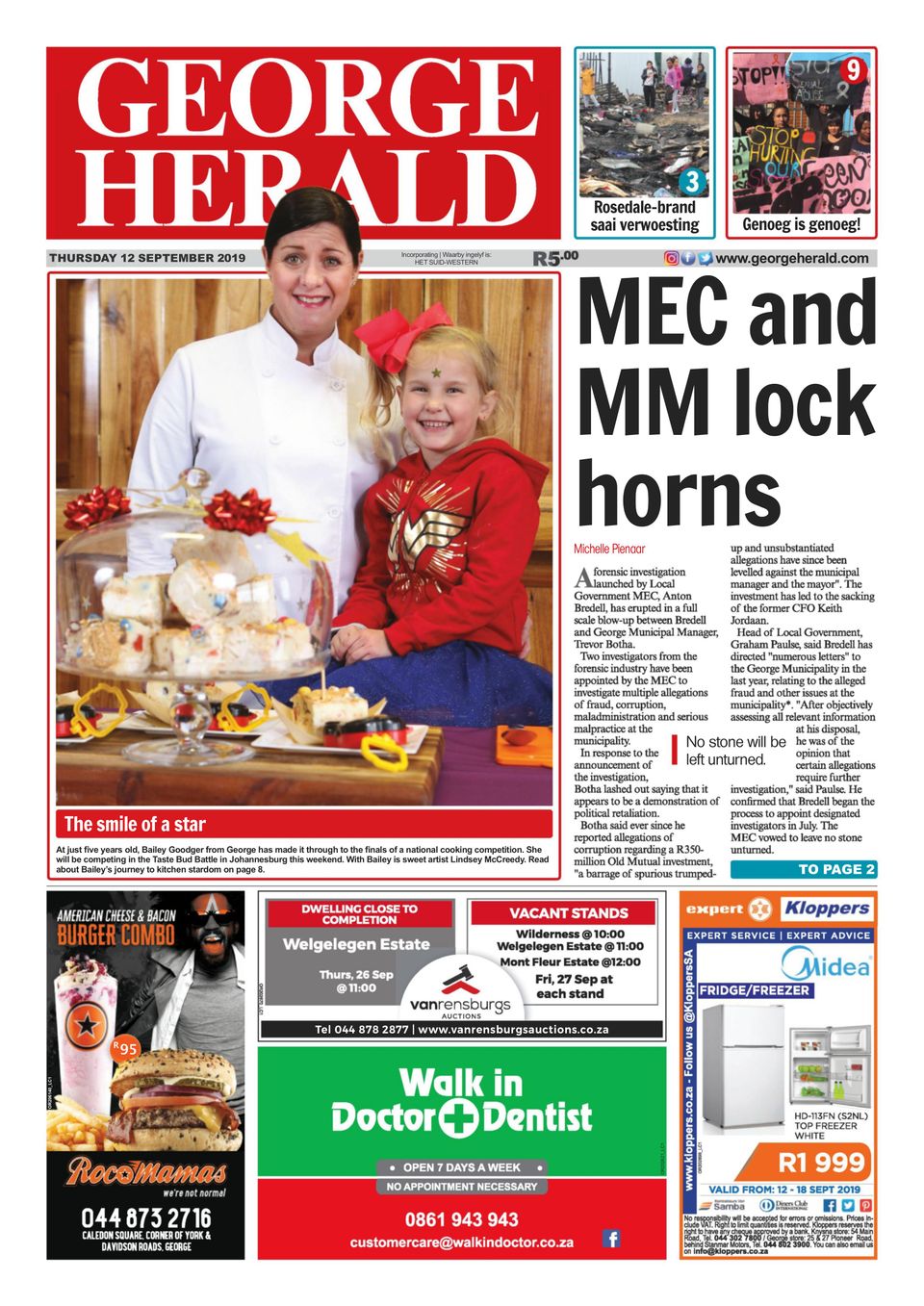 HeraldSeptember 12, 2019 Newspaper Get your Digital Subscription