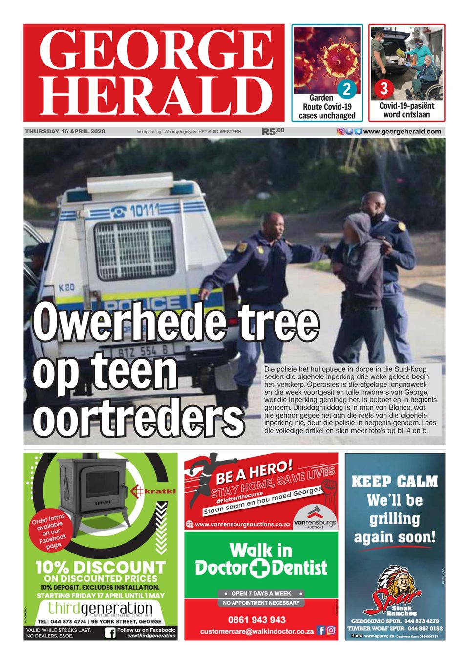 HeraldApril 16, 2020 Newspaper Get your Digital Subscription