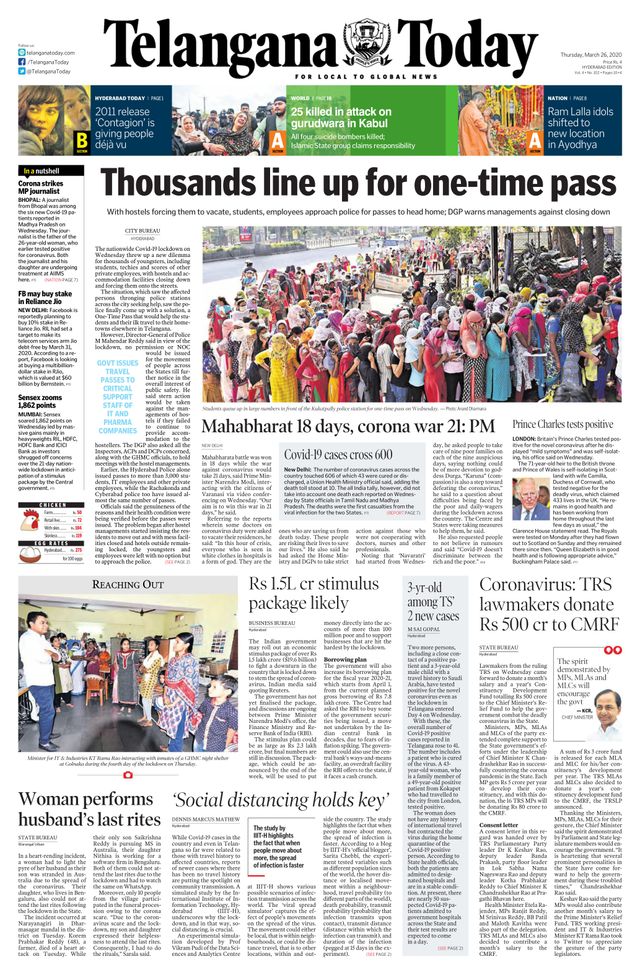 Telangana Today - Hyderabad