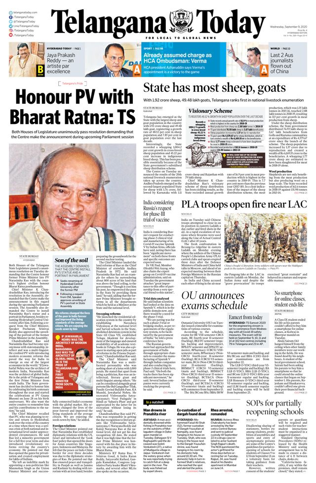 Telangana Today - Hyderabad