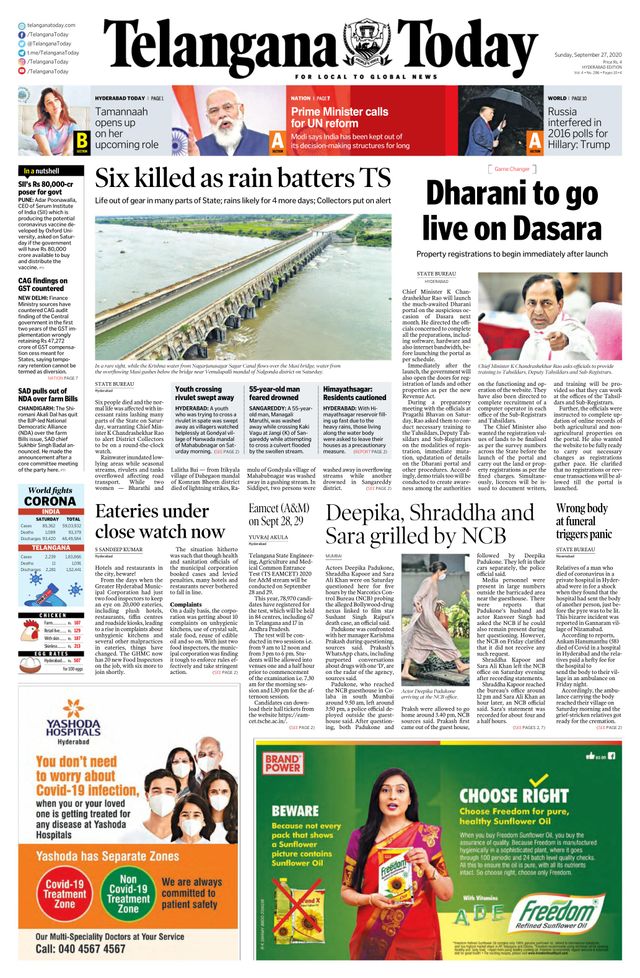 Telangana Today - Hyderabad