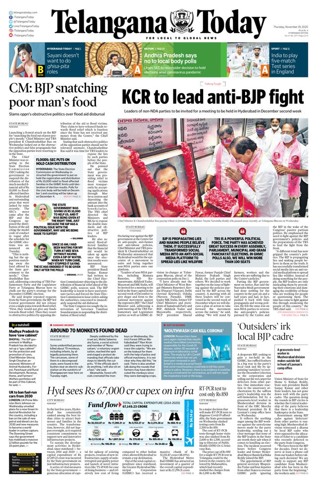 Telangana Today - Hyderabad