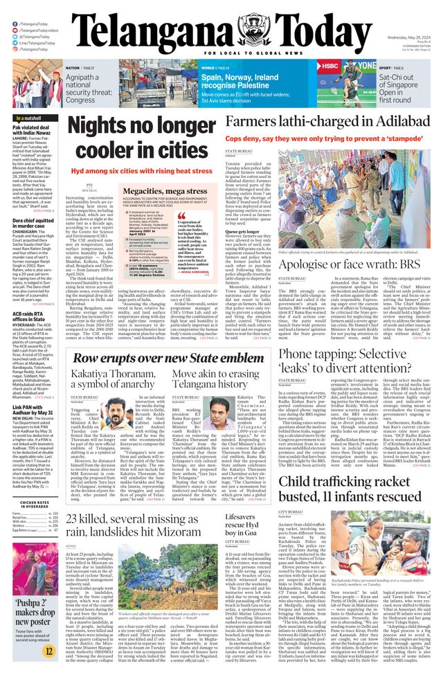 Telangana Today - Hyderabad