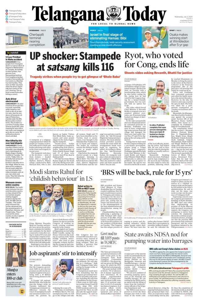 Telangana Today - Hyderabad