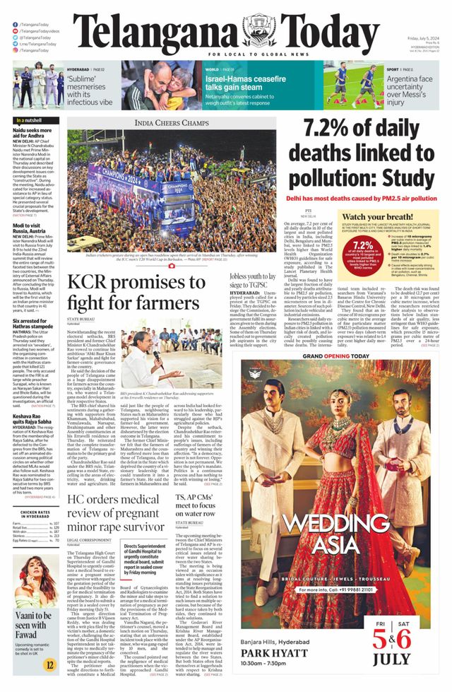 Telangana Today - Hyderabad