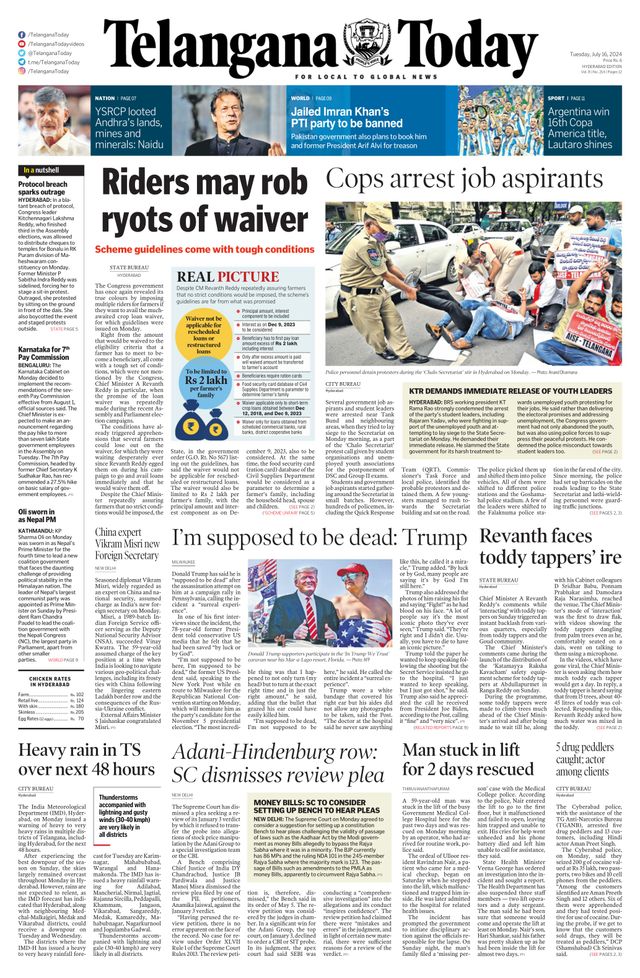 Telangana Today - Hyderabad