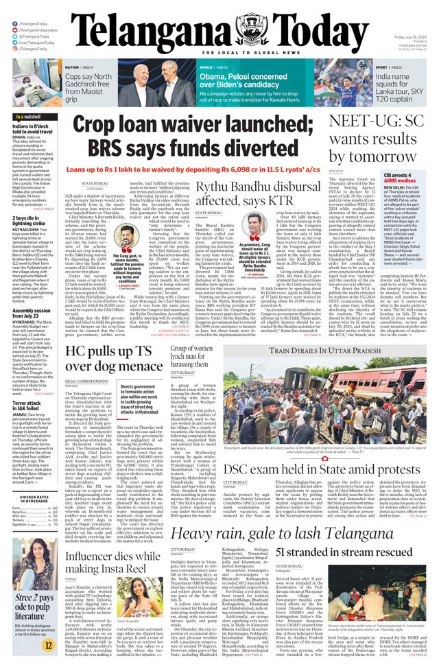 Telangana Today - Hyderabad