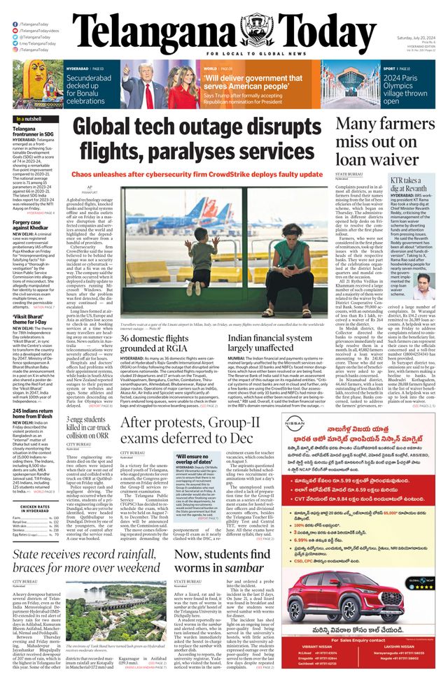 Telangana Today - Hyderabad