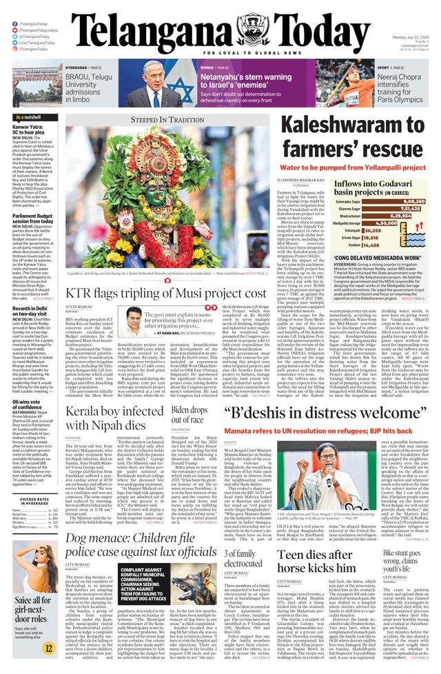 Telangana Today - Hyderabad