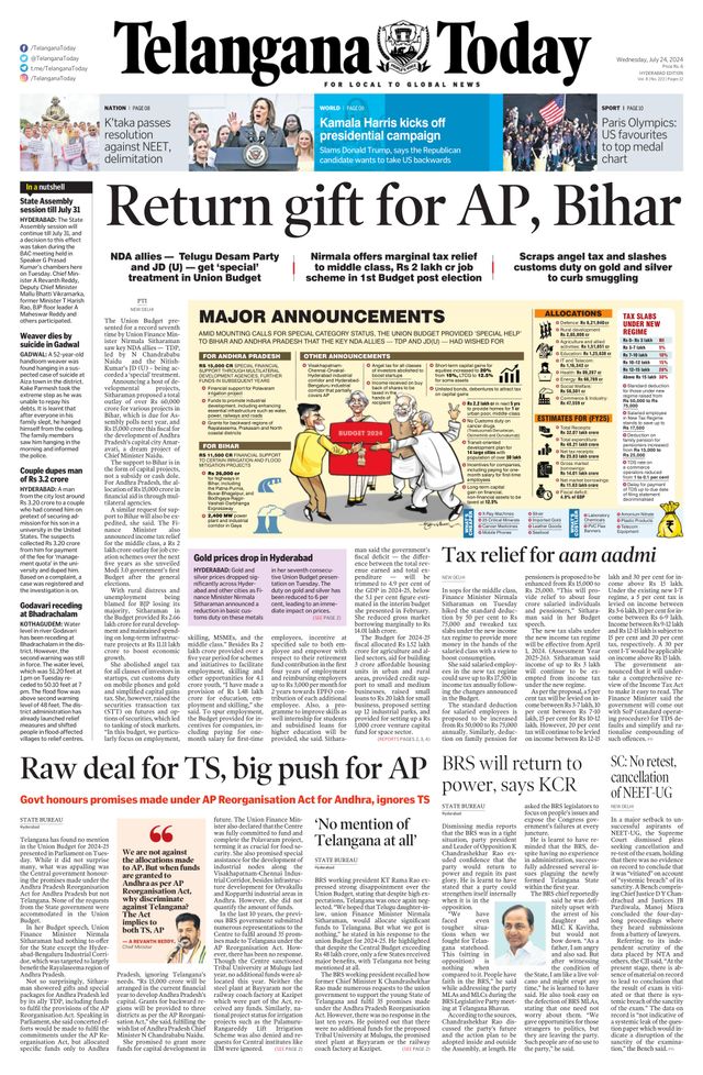 Telangana Today - Hyderabad