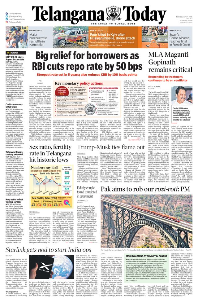 Telangana Today - Hyderabad
