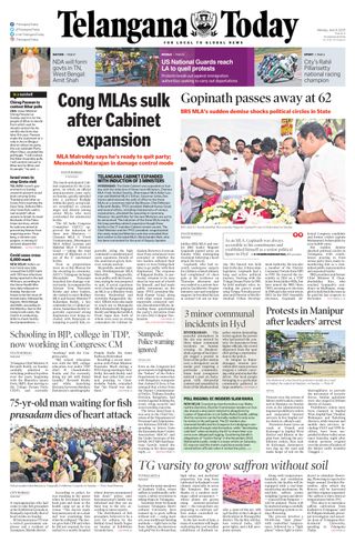 Telangana Today - Hyderabad