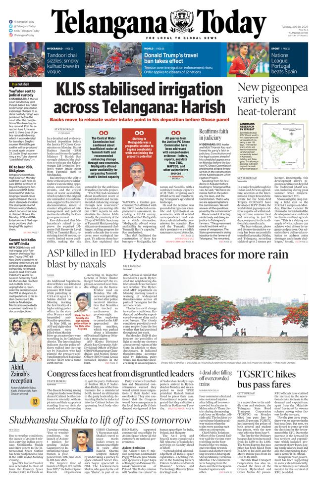 Telangana Today - Hyderabad