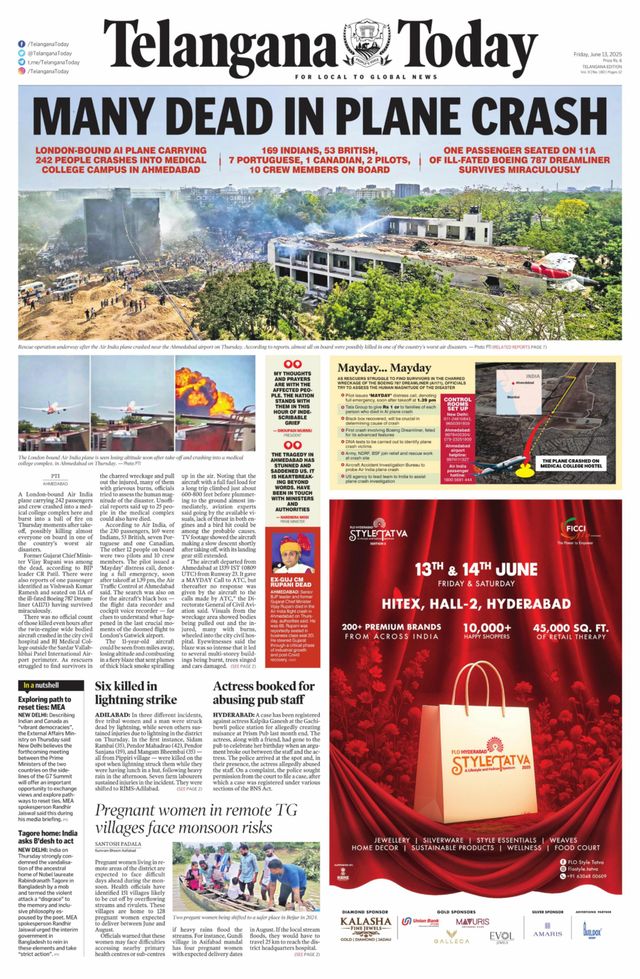 Telangana Today - Hyderabad