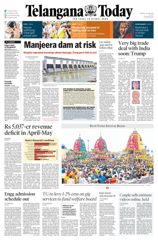 Telangana Today - Hyderabad