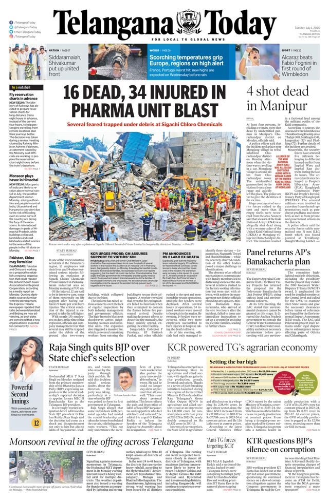 Telangana Today - Hyderabad