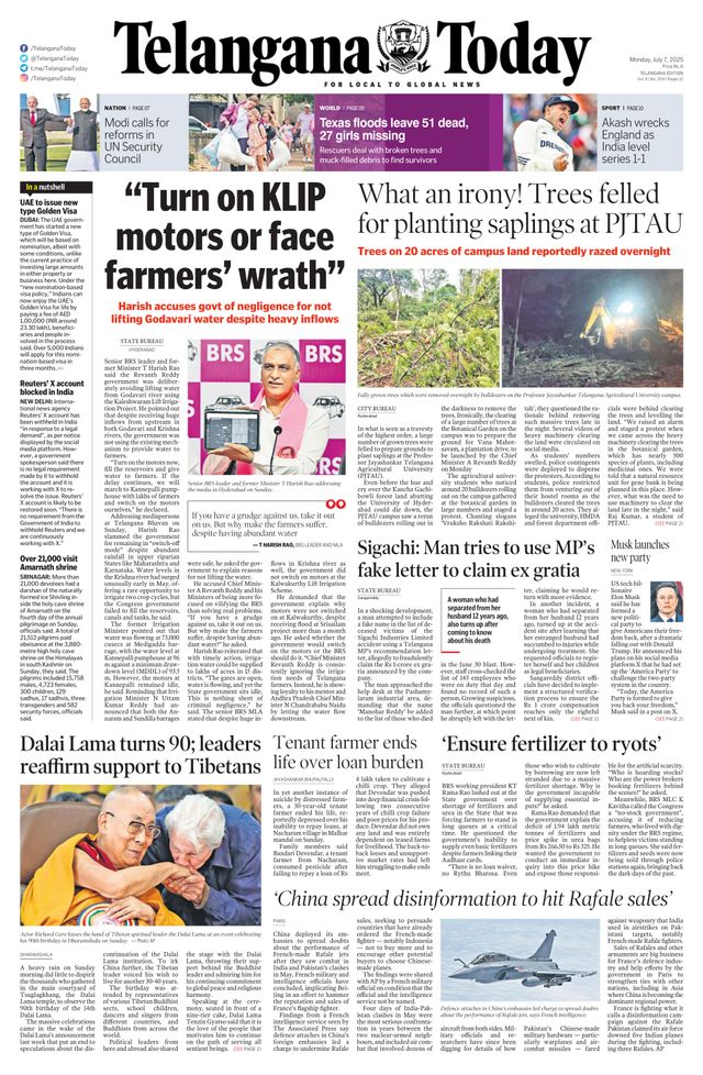 Telangana Today - Hyderabad