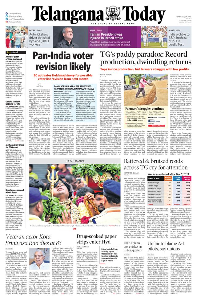Telangana Today - Hyderabad