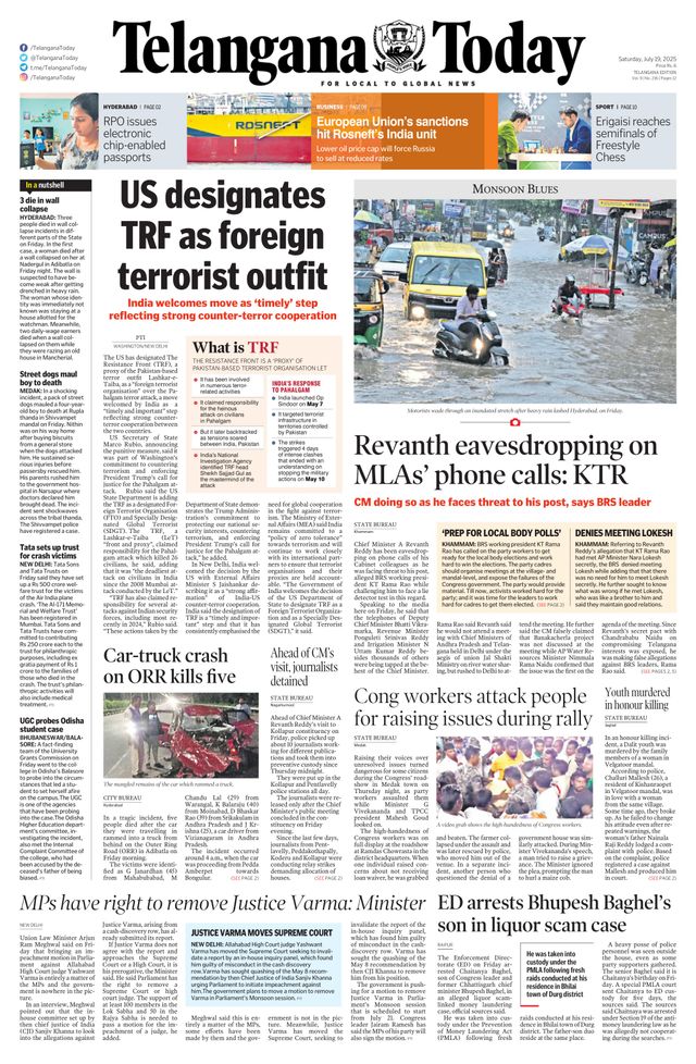 Telangana Today - Hyderabad