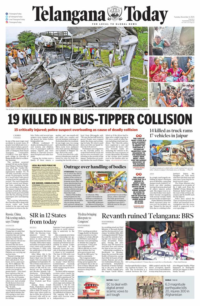 Telangana Today - Hyderabad