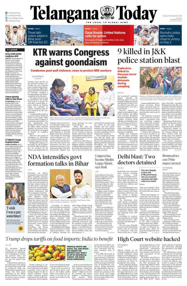 Telangana Today - Hyderabad