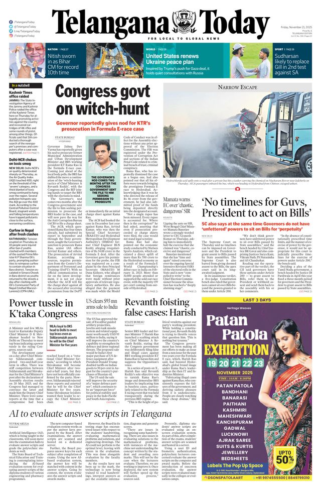 Telangana Today - Hyderabad