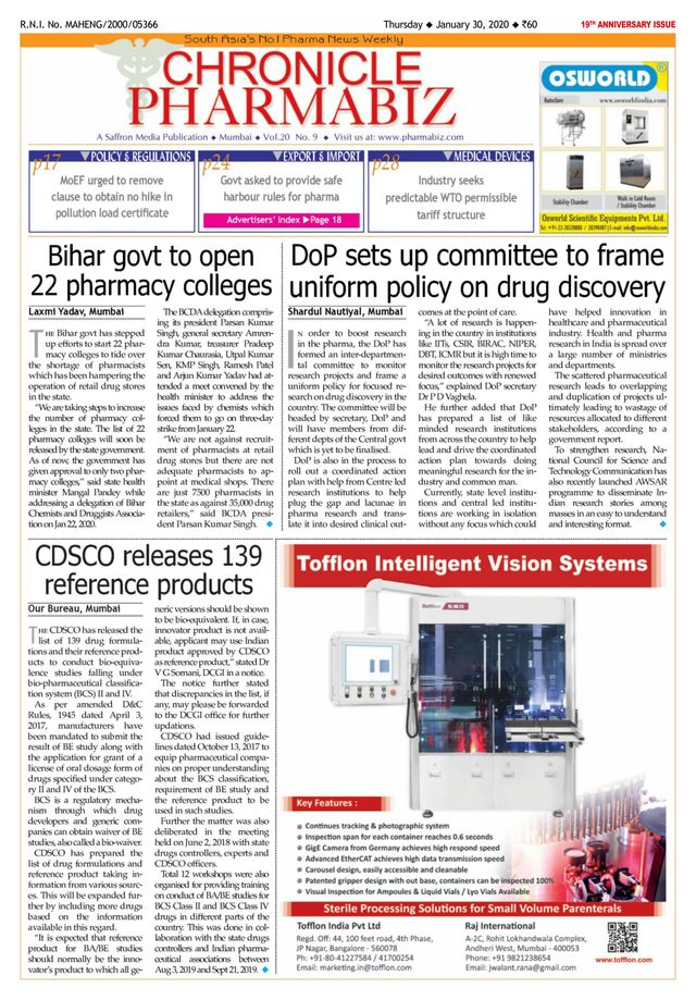 Chronicle Pharmabiz