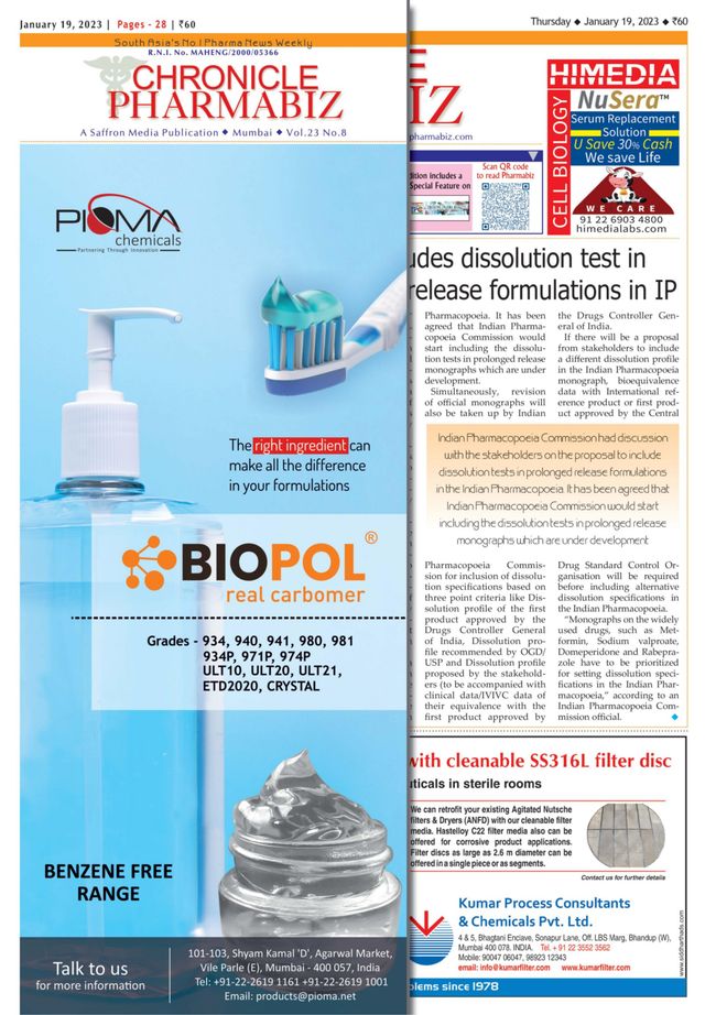 Chronicle Pharmabiz
