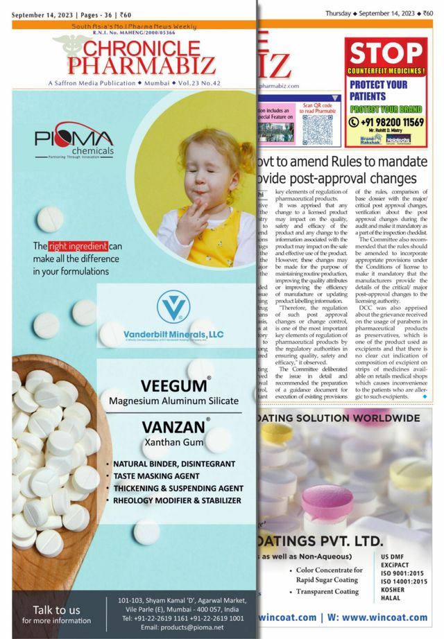 Chronicle Pharmabiz