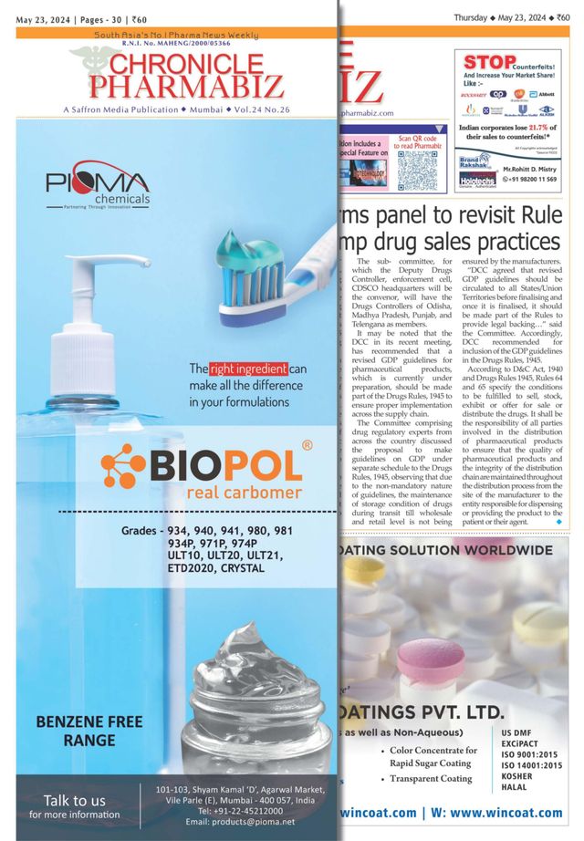 Chronicle Pharmabiz