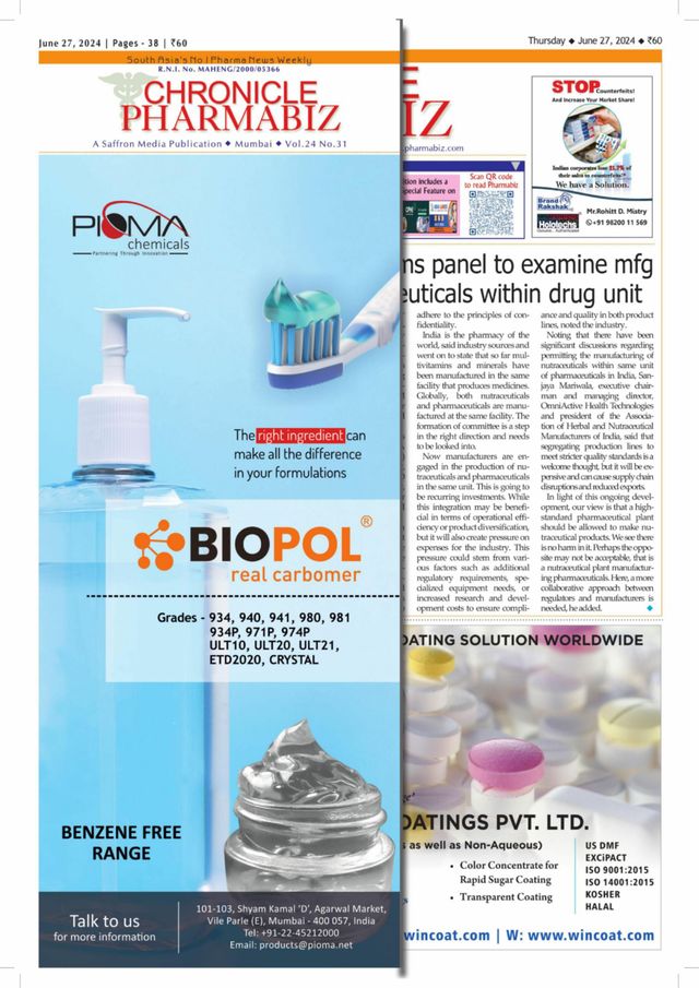 Chronicle Pharmabiz