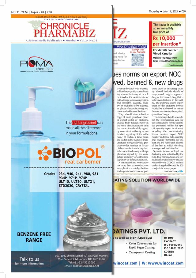 Chronicle Pharmabiz