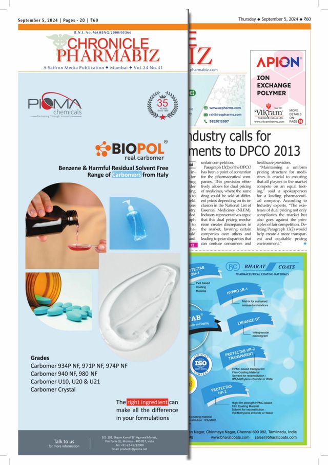 Chronicle Pharmabiz