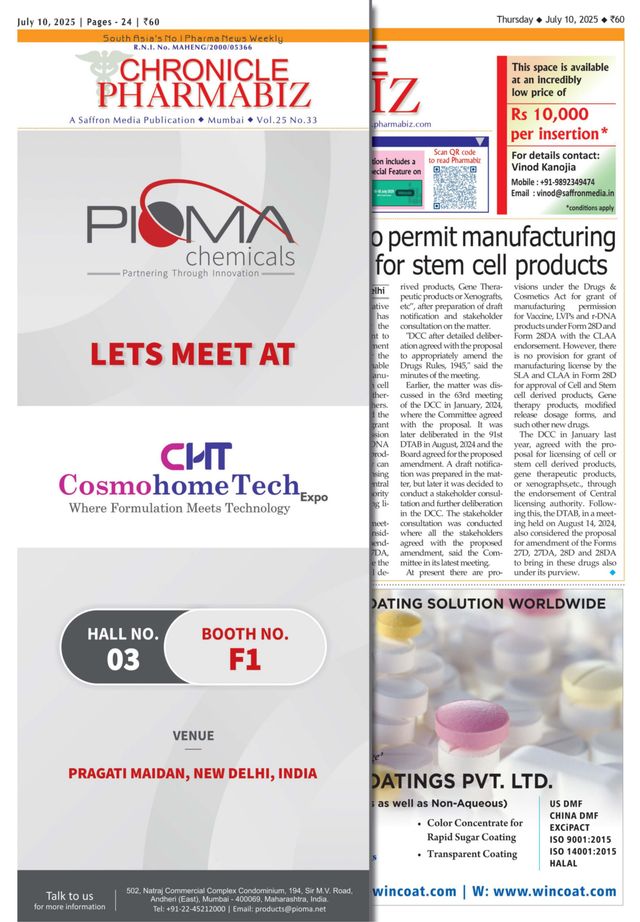 Chronicle Pharmabiz