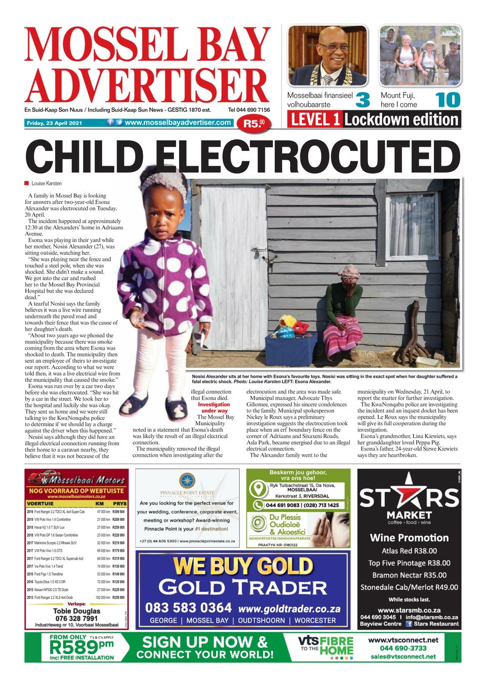 Mosselbay Advertiser Newspaper Get your Digital Subscription