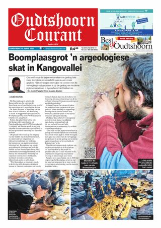 Oudtshoorn Courant  Cover - Oudtshoorn Courant Edition