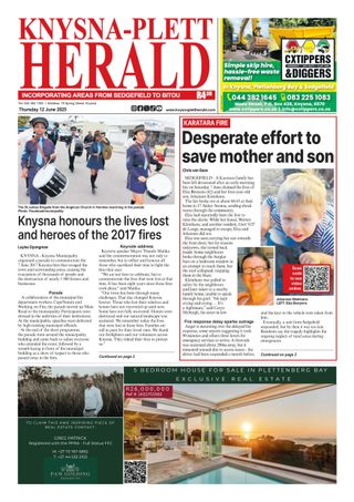 Knysna Plett Herald - June 12, 2025 Knysna Plett Herald Cover - June 12, 2025 Edition