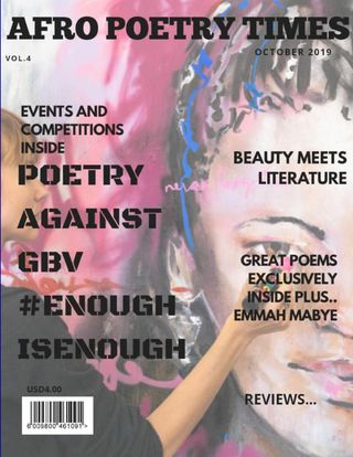 Afro Poetry Times  Cover - December 2019 Edition