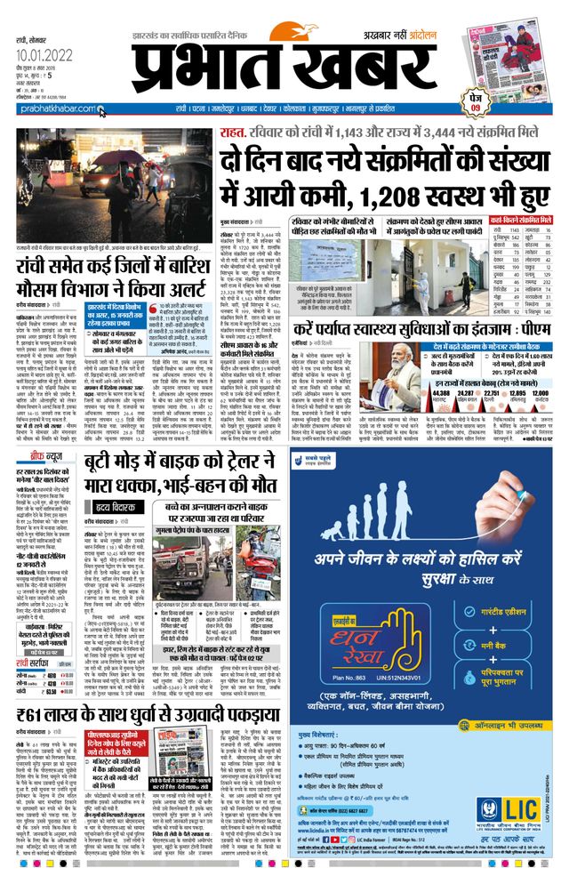Prabhat Khabar Ranchi