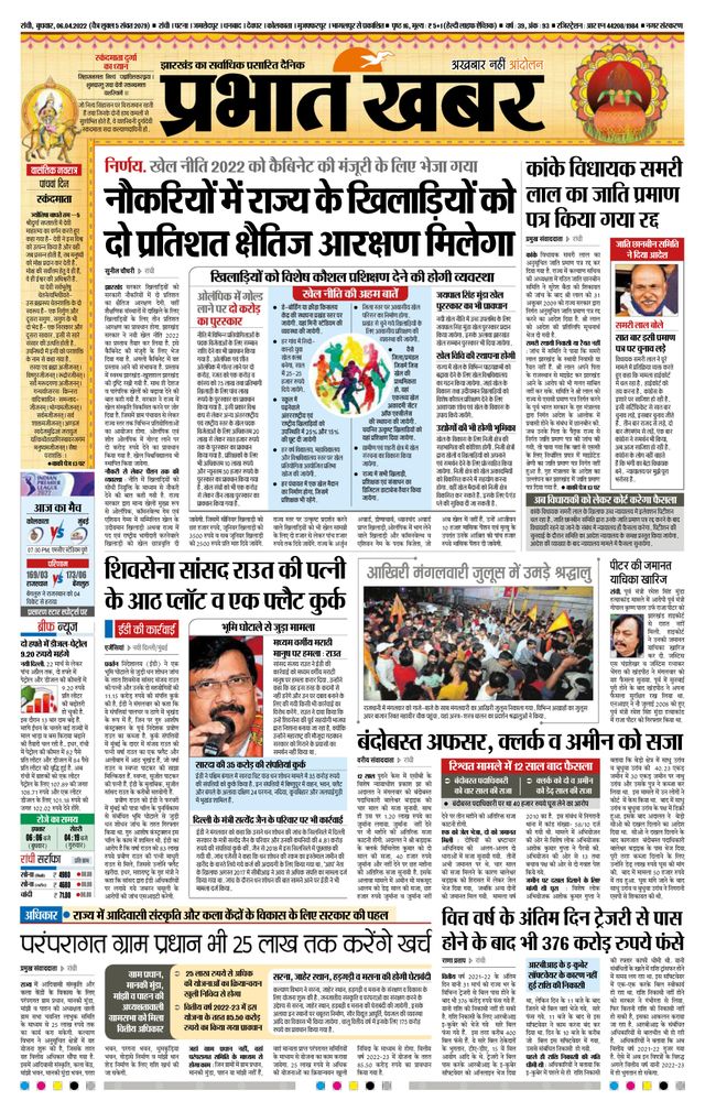 Prabhat Khabar Ranchi