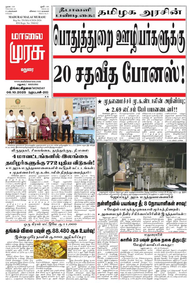 Malai Murasu Madurai