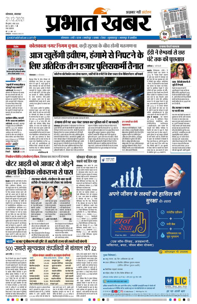 Prabhat Khabar Kolkata