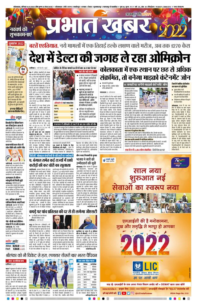 Prabhat Khabar Kolkata