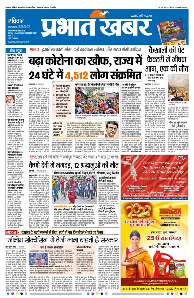 Prabhat Khabar Kolkata