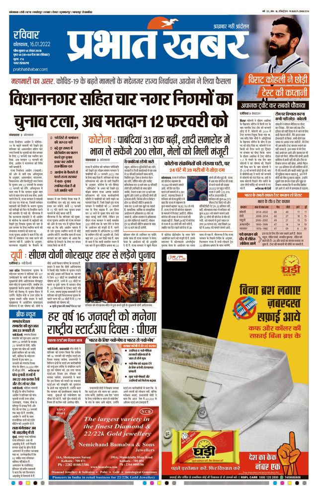 Prabhat Khabar Kolkata