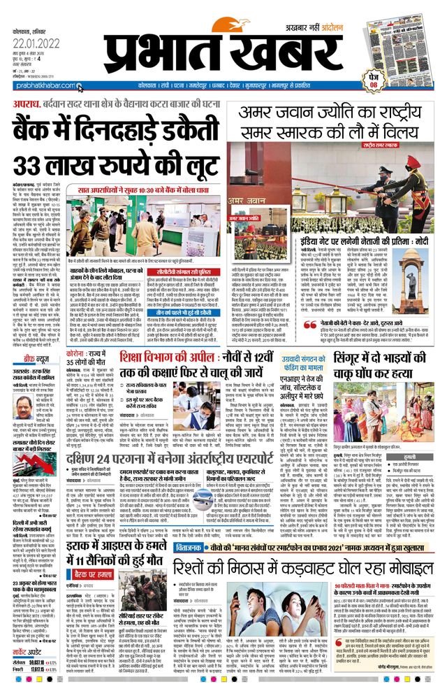Prabhat Khabar Kolkata