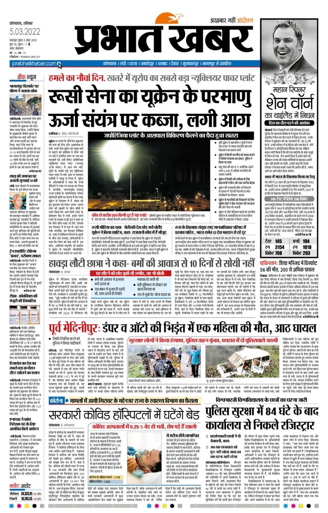 Prabhat Khabar Kolkata