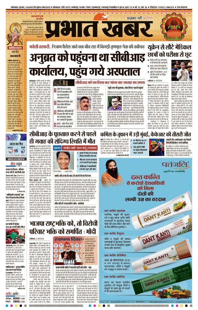 Prabhat Khabar Kolkata
