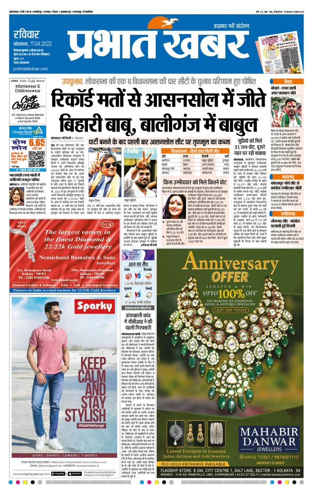 Prabhat Khabar Kolkata